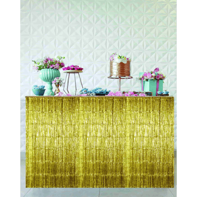 Lametta M Selvklæb Guld L275MXH70CM