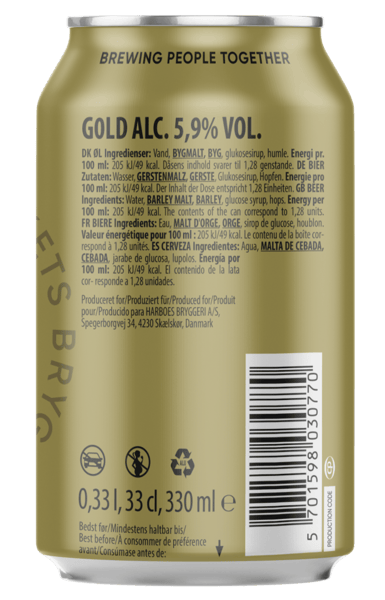 HARBOE GOLD 59% 24x033 L