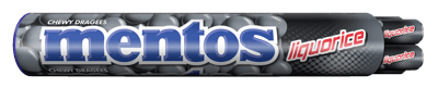 Mentos Liquorice Jumbo Roll 8-pak 296 g