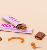 Nicks Chocolate Keto Bar Favoriti Mescola con barrette di cioccolato senza zucchero aggiunto, senza glutine, dolci a basso contenuto di carboidrati (12 snack bar)