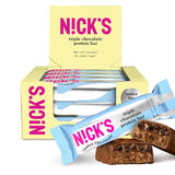 NICKS Protein Bar Mix, Keto Protein Bars Low carb snacks without added sugar, Gluten free | 15g protein with collagen (9 protein bars x 50g)