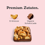 Nicks Keto Bar Almond Crunch, Vegan Chocolate Almond Nut Bar, 173 kalorier, 2,8 netto kulhydrater, ingen tilsat sukker, glutenfri, lav kulhydratsød (12x40g)