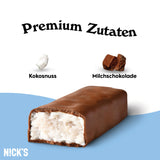 Nicks Keto Bar Peanuts N Fudge, snack al caramello di cioccolato, 175 calorie, 3,9 carboidrati netti, senza zucchero aggiunto, senza glutine, dolci a basso contenuto di carboidrati (15x40g)