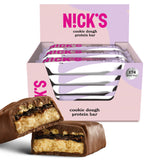 NICKS Protein Bar Mix, Keto Protein Bars Low carb snacks without added sugar, Gluten free | 15g protein with collagen (9 protein bars x 50g)