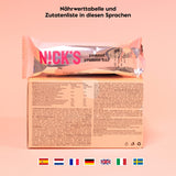 NICKS Protein Bar Mix, Keto Protein Bars Low carb snacks without added sugar, Gluten free | 15g protein with collagen (9 protein bars x 50g)