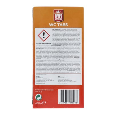 MR Strong WC Tabs Citrus 16 x 25g