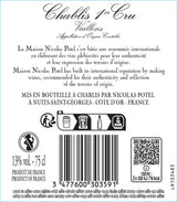 Nicolas Potel Chablis 1er cru Vaillons 075l