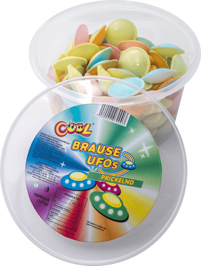Kul ufo med pulver 100 stk 127 g
