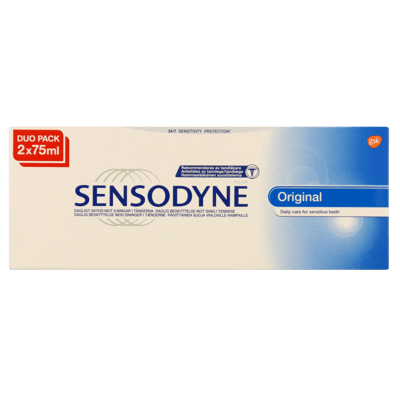 Sensodyne original 2 x 75 ml