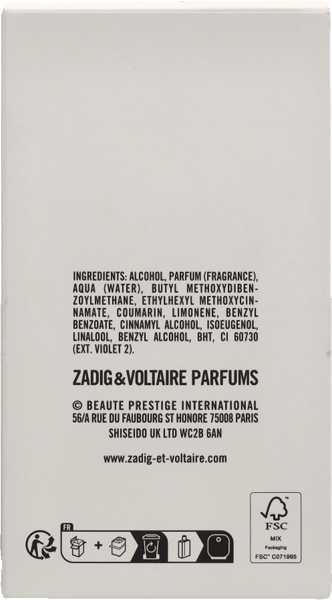 Zadig & Voltaire questa è lei! EDP ​​50 ml