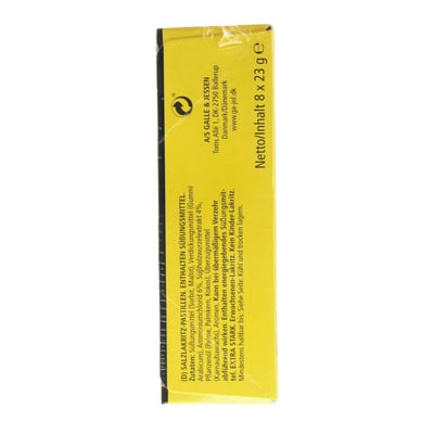 Ga-Jol Gul Saltlakrids 8x23 g