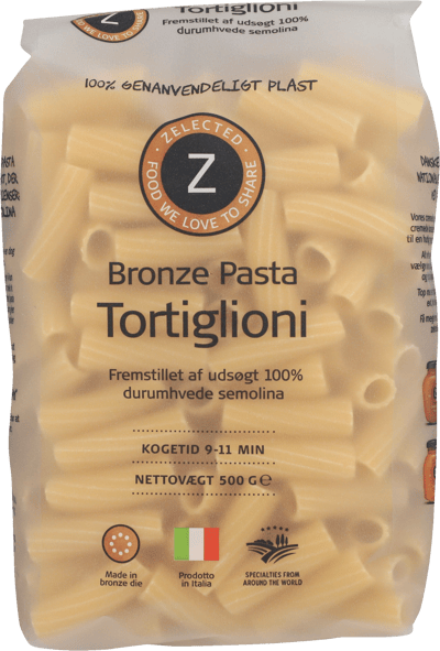 Pasta Tortiglione Zelected Bronze 500 g