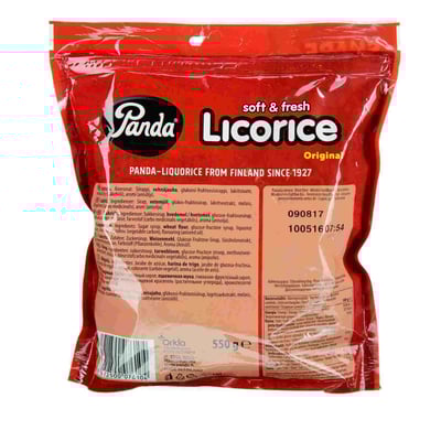 Panda Licorice Original rød 550 g