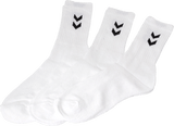 Hummel Basic Sokker 3-Pak Hvid 41-45