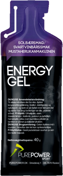 PurePower Energy Gel bc Solbær 40 g
