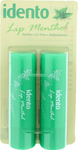 Idento Lip Menthol 2-pak