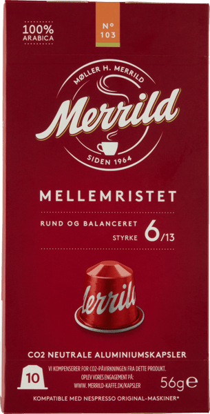 Merrild Rød 103 NCC ALU 10 Kapsler