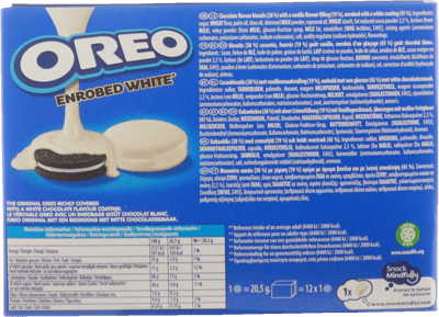 Oreo dekket hvit sjokolade 246g