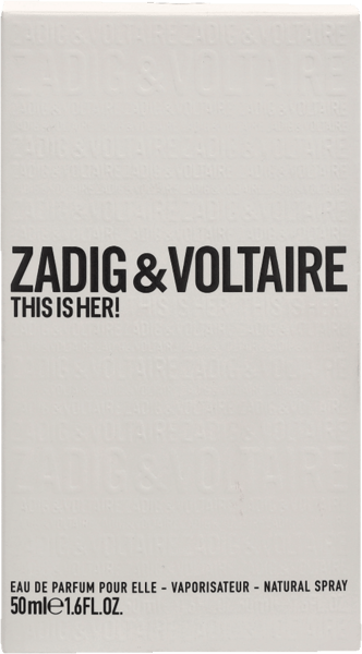 Zadig & Voltaire questa è lei! EDP ​​50 ml