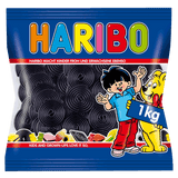 Haribo Lakridssnegle 1 kg i pose