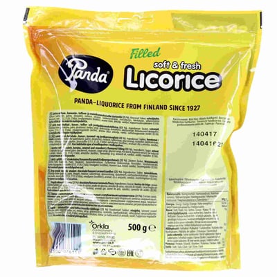 Panda Licorice umplută Gul 500 g