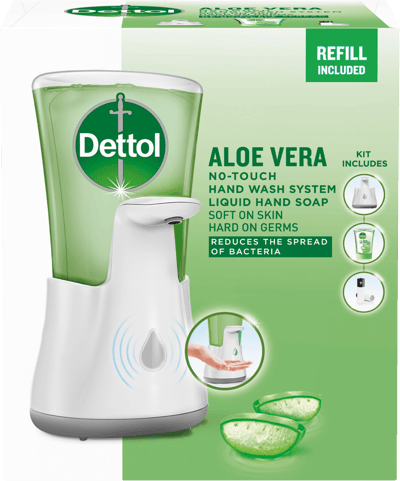 Dettol no touch starter aloe vera 250 ml