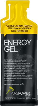 Purepower Energy Gel BC Citrus Grøn Te 40 g
