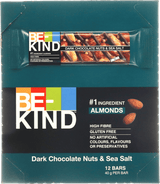 Be-Kind ™ Nuci de ciocolată neagră și sare de mare 40g