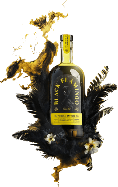Black Flamingo Vanilla infused Rum 25% 05l