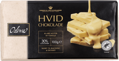 Odense Chokoladeplade Hvid 100g