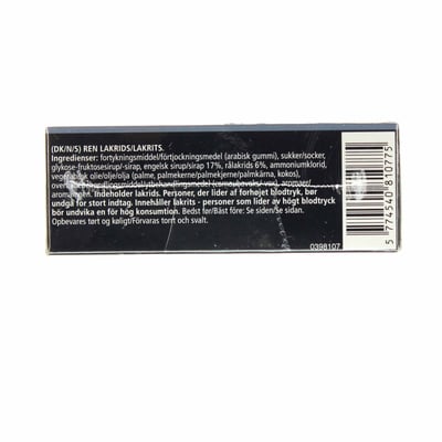 Ga-Jol Sort Ren Lakrids 8x23 g