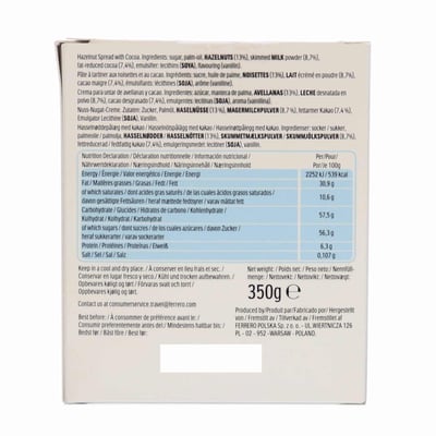 Scatola regalo di Nutella 350 g