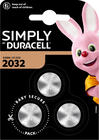 Duracell Simply CR2032 B3