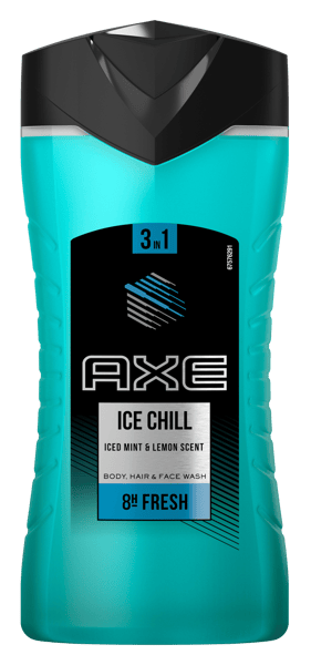 Axe ducha hielo frío 250 ml