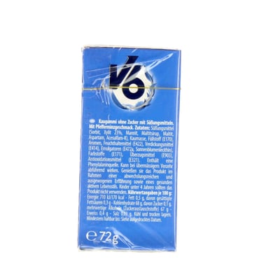 V6 Mint puternic Økonomipakke 72 g