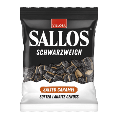 SALLOS Schwarzweich Caramelo salado 200g