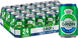 Grøn Tuborg 00% Pilsner - Alkoholfri øl 24x33cl dåse
