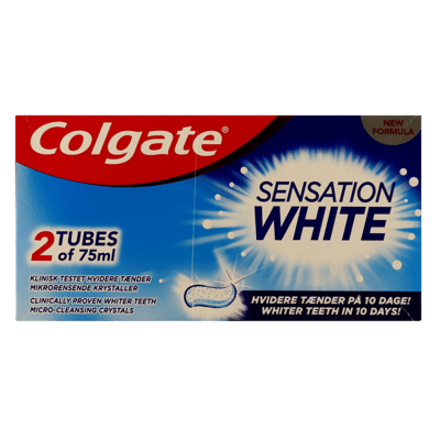 Colgate -Sensation weiße Tandpasta 2 x 75 ml