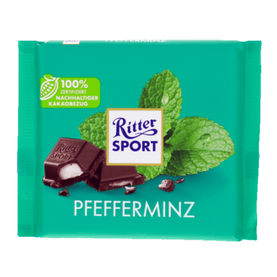 Ritter Sport Pebermyntte 100 g