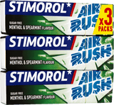 Estimorol Air Rush Menthol Spearmint 3-Pak 42 g