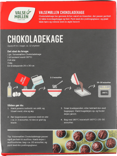 Chokoladekage Valsemølen 500 g