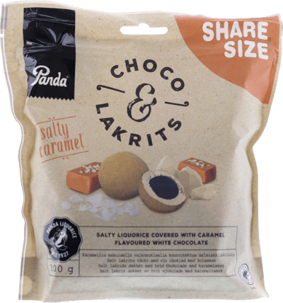 Panda Choco & Lakrits salt karamell 300 g