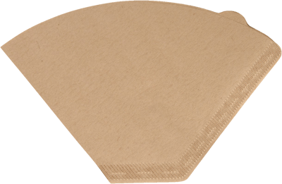 Kaffefilter 1x4 ubleget 200 stk