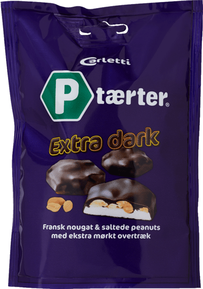 P-Tærter Extra Dark Carletti 60g