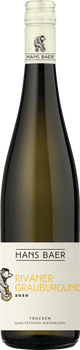 HANS BAER Rivaner Graunburgunder Rheinhessen 075L