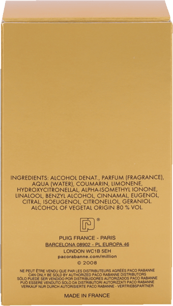Paco Rabanne 1 milione di spray EDT 50ml