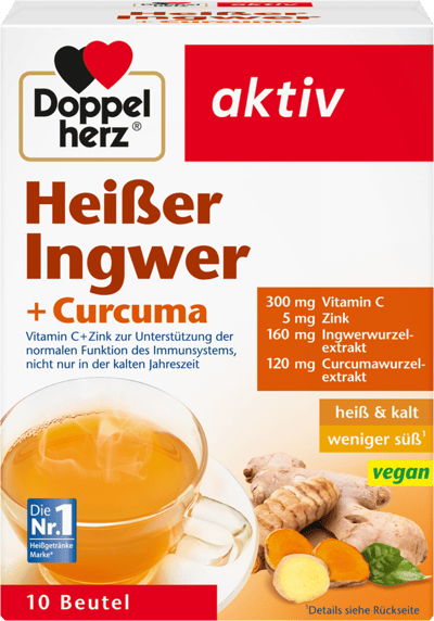 Ingefær Gurkemeje Doppelherz 10 Breve