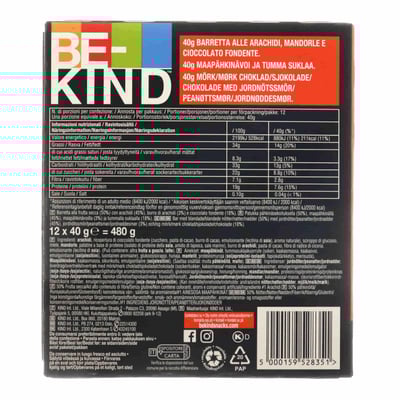Be-kind ™ Peanutbutter & Dark Chocolate 40g