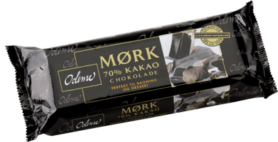 Odense Chokolade Mørk 70% 200 g