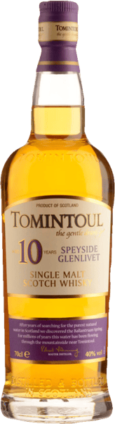 Tomintoul 10YO Single Malt Whisky 40% 07 l